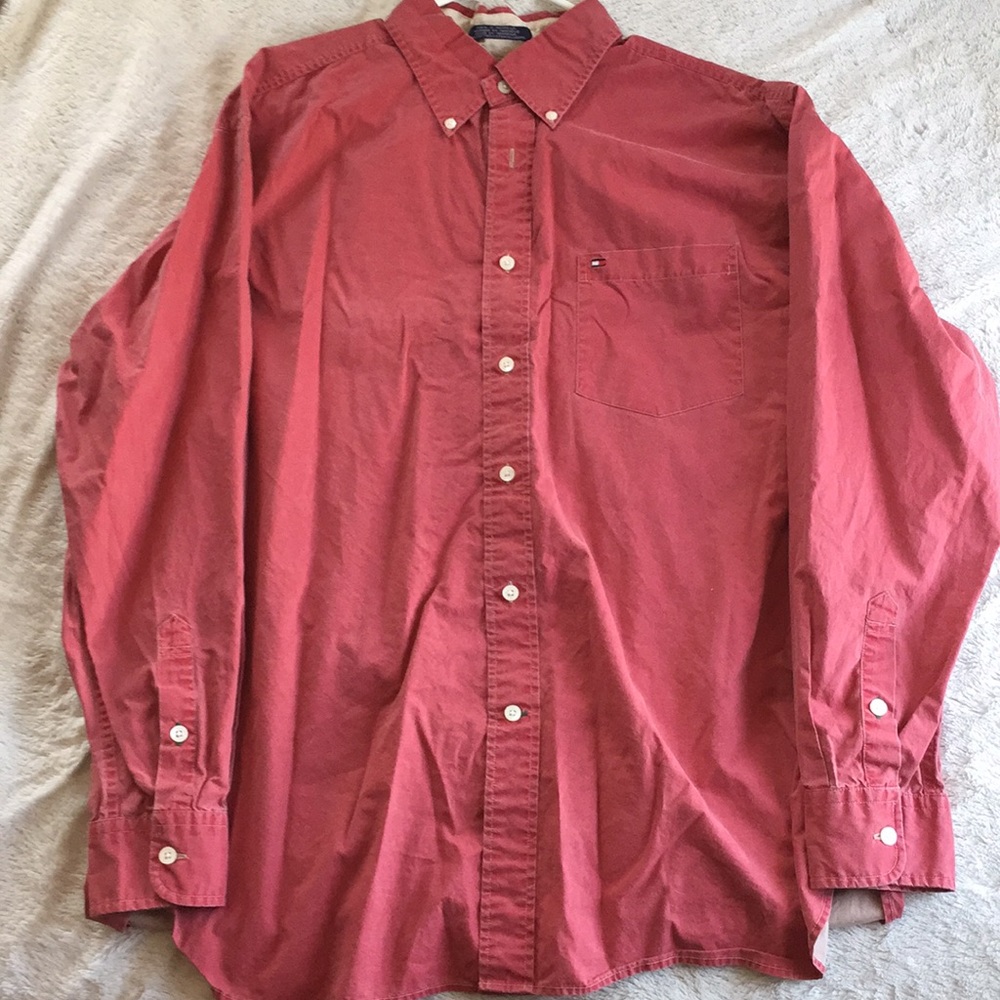 Acid washed Tommy Hilfiger button down